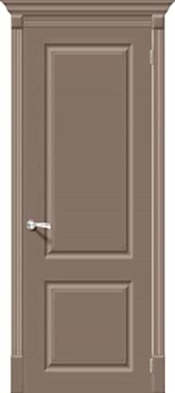 Дверь межкомнатная крашенная «Скинни-12» Mocca (Эмаль) глухая