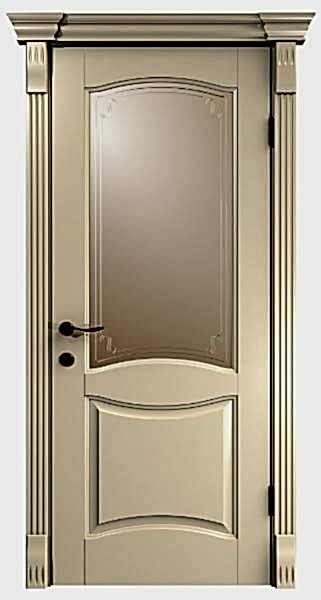 дверь эмалированная белая